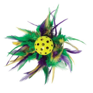 Sonajero con Pluma para Gato.